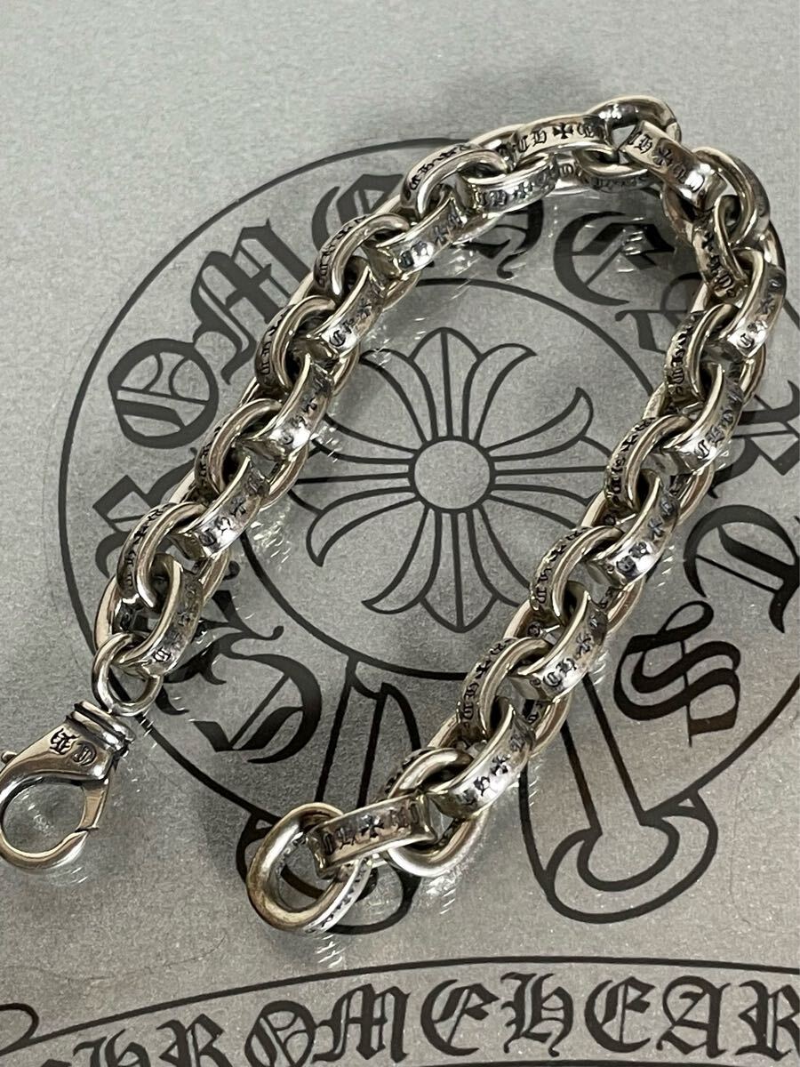 美品/クロムハーツ/Chrome hearts/ペーパーチェーン　ブレスレット　スターリングシルバー925_3