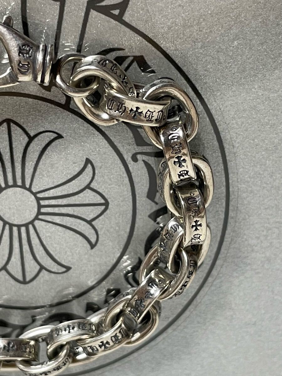 美品/クロムハーツ/Chrome hearts/ペーパーチェーン　ブレスレット　スターリングシルバー925_5