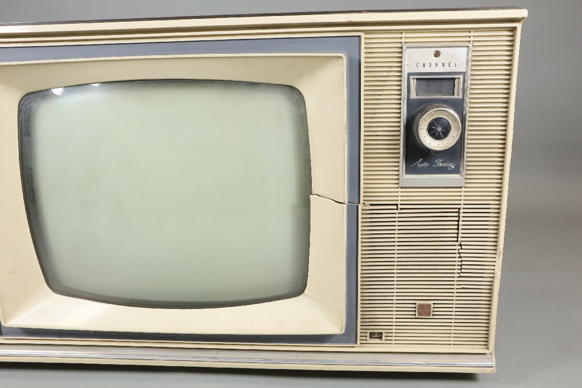 ジャンク品　National ナショナル ブラウン管テレビ 本体 レトロ National F16-27K / ナショナル / 真空管テレビ / 昭和レトロ