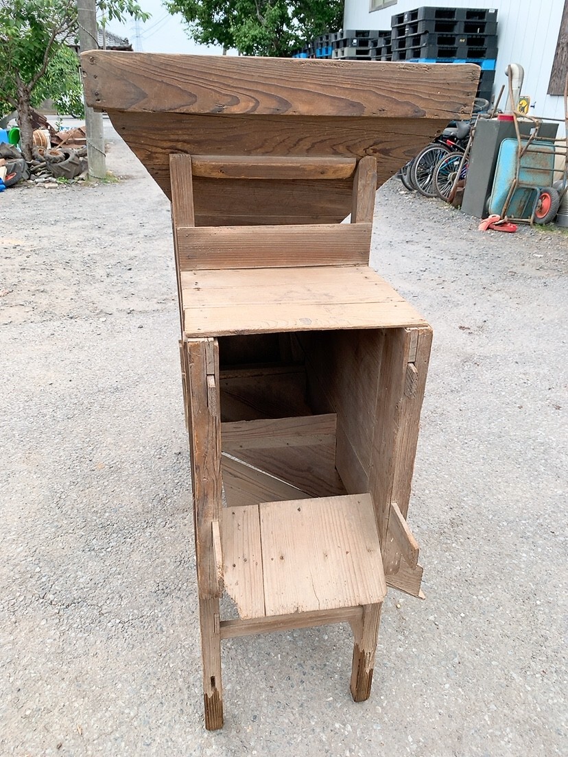 【昭和レトロ】【骨董品】唐箕（とうみ）　木製 引取限定 現状品 唐箕 手回し 手動 ハンドル式 木製 とうみ トーミ