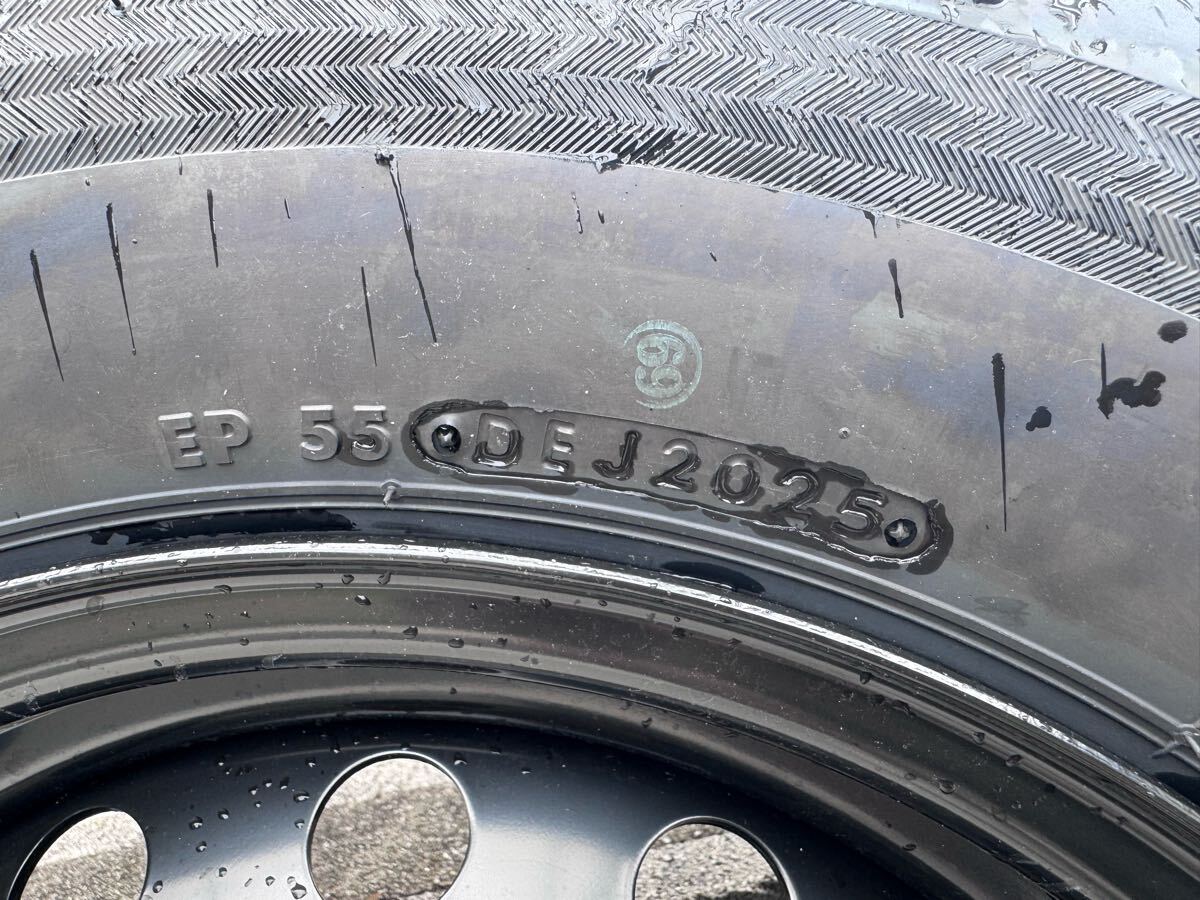 【新車外し】ハイエース 純正ホイール 15in 6J +35 PCD139.7 ブリヂストン エコピア RD613 195/80R15 107/105N LT 2025年製 レジアス_5