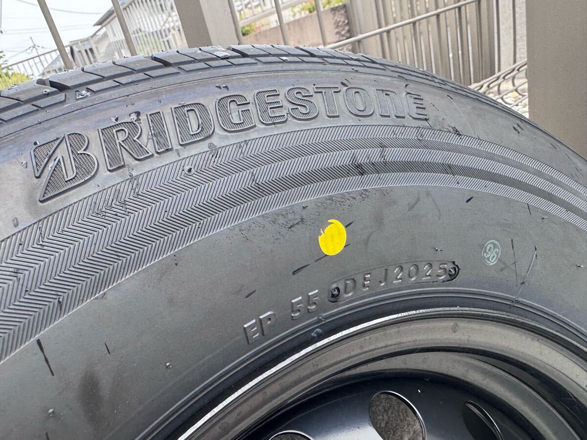【新車外し】ハイエース 純正ホイール 15in 6J +35 PCD139.7 ブリヂストン エコピア RD613 195/80R15 107/105N LT 2025年製 レジアス_6