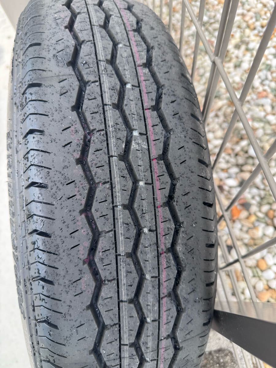 【新車外し】ハイエース 純正ホイール 15in 6J +35 PCD139.7 ブリヂストン エコピア RD613 195/80R15 107/105N LT 2025年製 レジアス_8