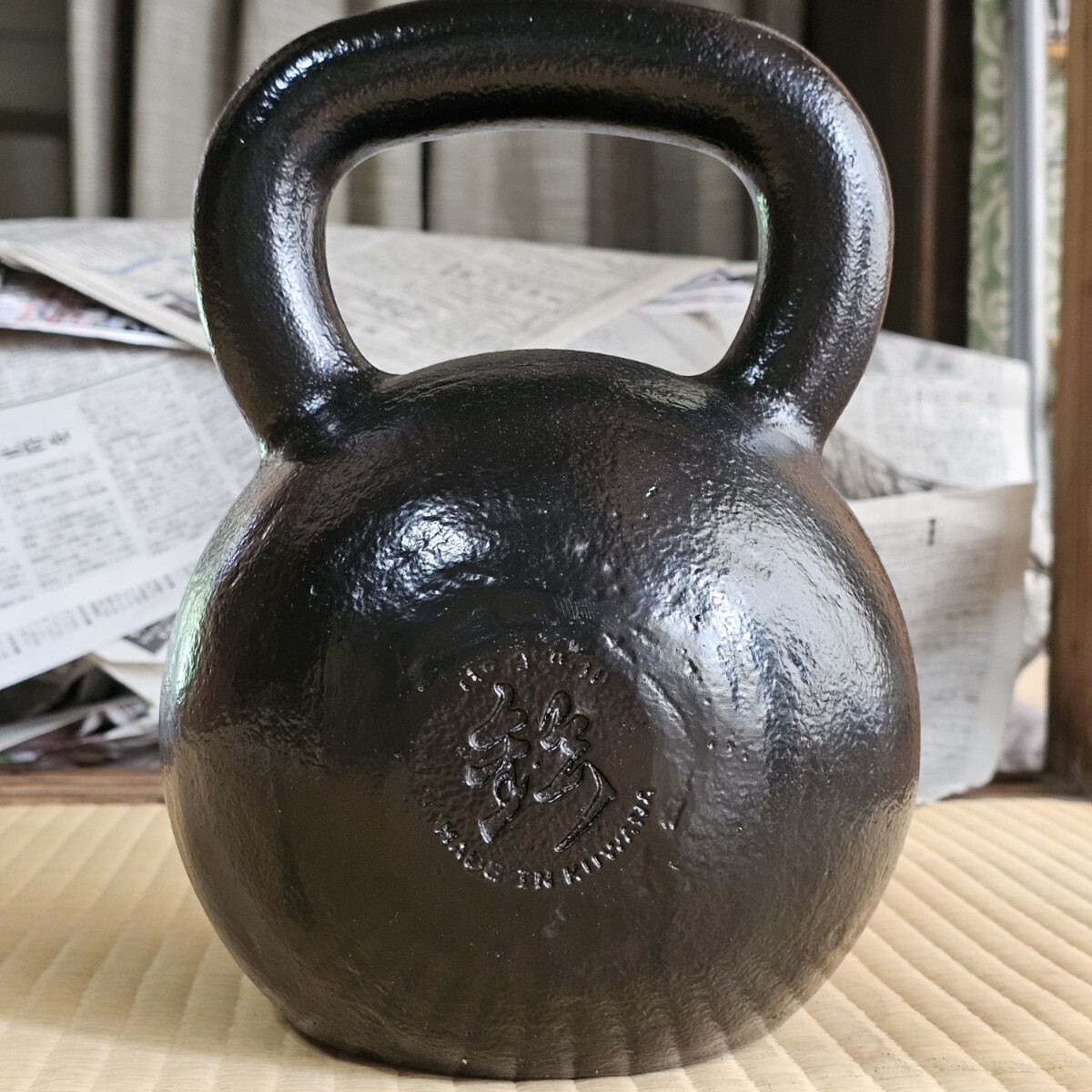 ケトルベル 伊藤絃鋳工所 国産 ハードスタイルケトルベル 伊藤弦 36kg 日本製 美品 体幹トレーニング フィットネス トレーニング_2