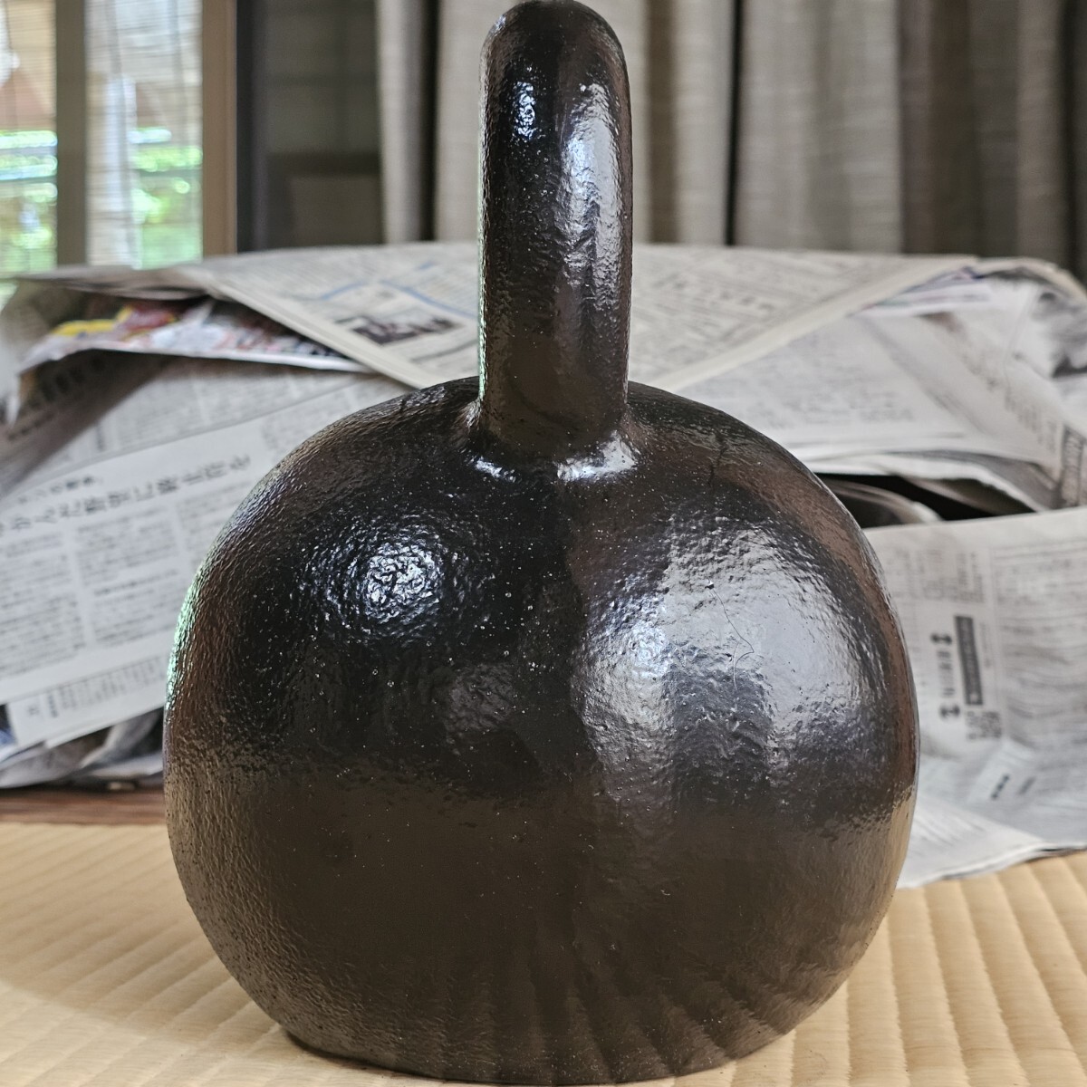 ケトルベル 伊藤絃鋳工所 国産 ハードスタイルケトルベル 伊藤弦 36kg 日本製 美品 体幹トレーニング フィットネス トレーニング_3