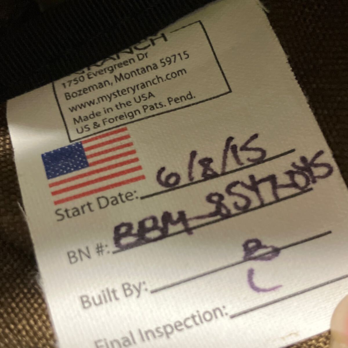 MYSTERY RANCH ミステリーランチ ブーティーバッグ USA製_4