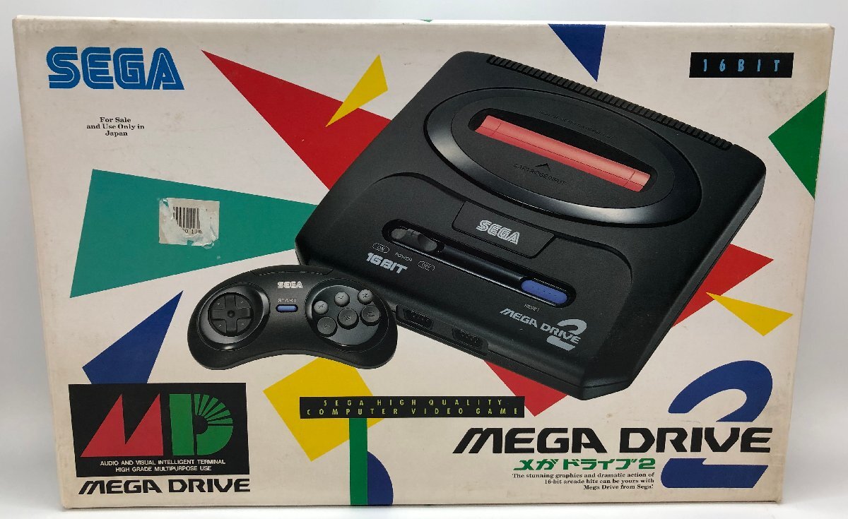 SEGA セガ MEGA DRIVE メガドライブ2 HAA-2502 671-2506D ※本体/周辺