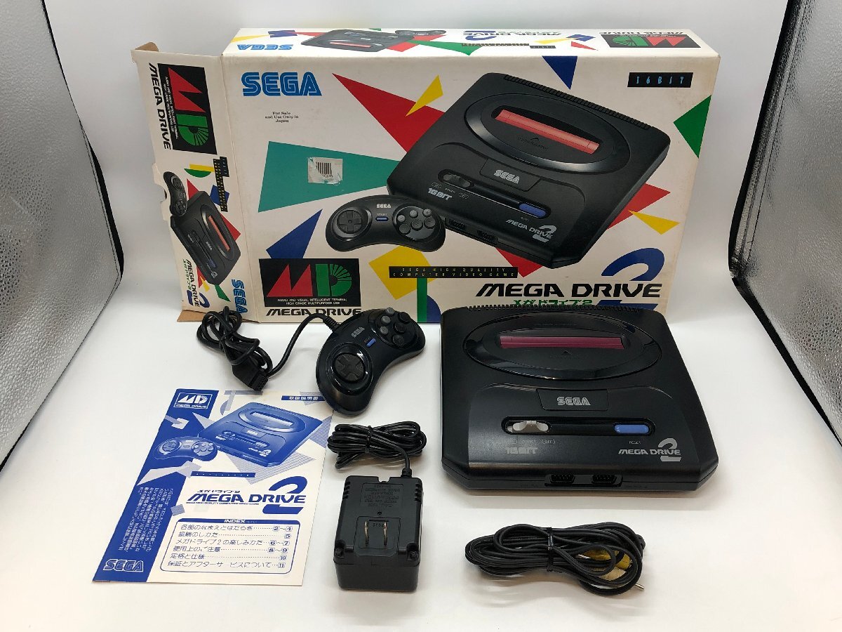SEGA セガ MEGA DRIVE メガドライブ2 HAA-2502 671-2506D ※本体/周辺