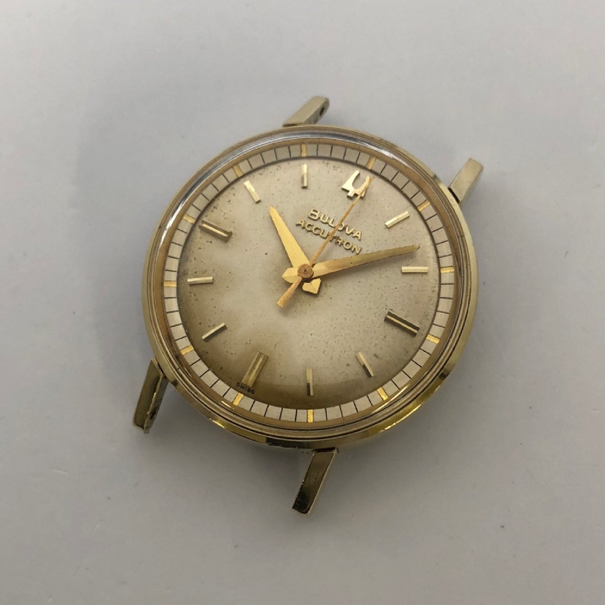 1円～/BULOVA/ブローバ/ACCUTRON/アキュトロン/M3/3針/ゴールド文字盤