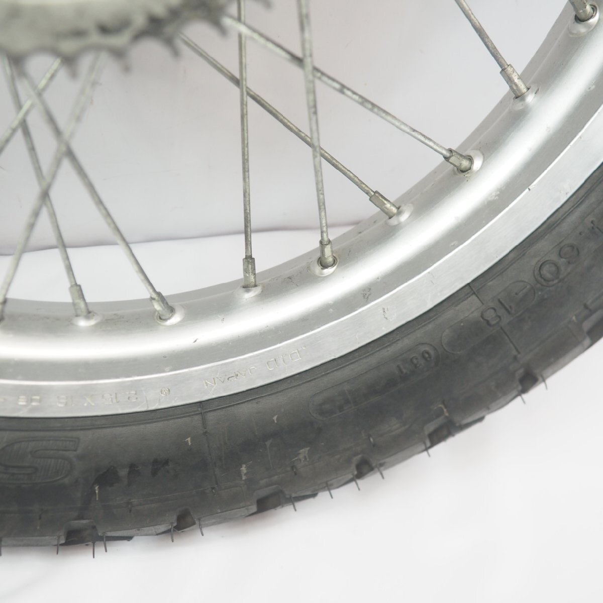 セロー225 純正 リアホイール 1KH 18x2.15 DID リアドラム 3RW