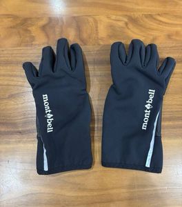 【送料無料】美品 モンベル ウインドストッパー サイクルグローブ Men's Mサイズ スマホ