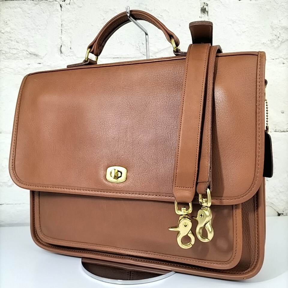 OLD COACH 】 オールドコーチ 5181 ゴールド金具 オールレザー 2way