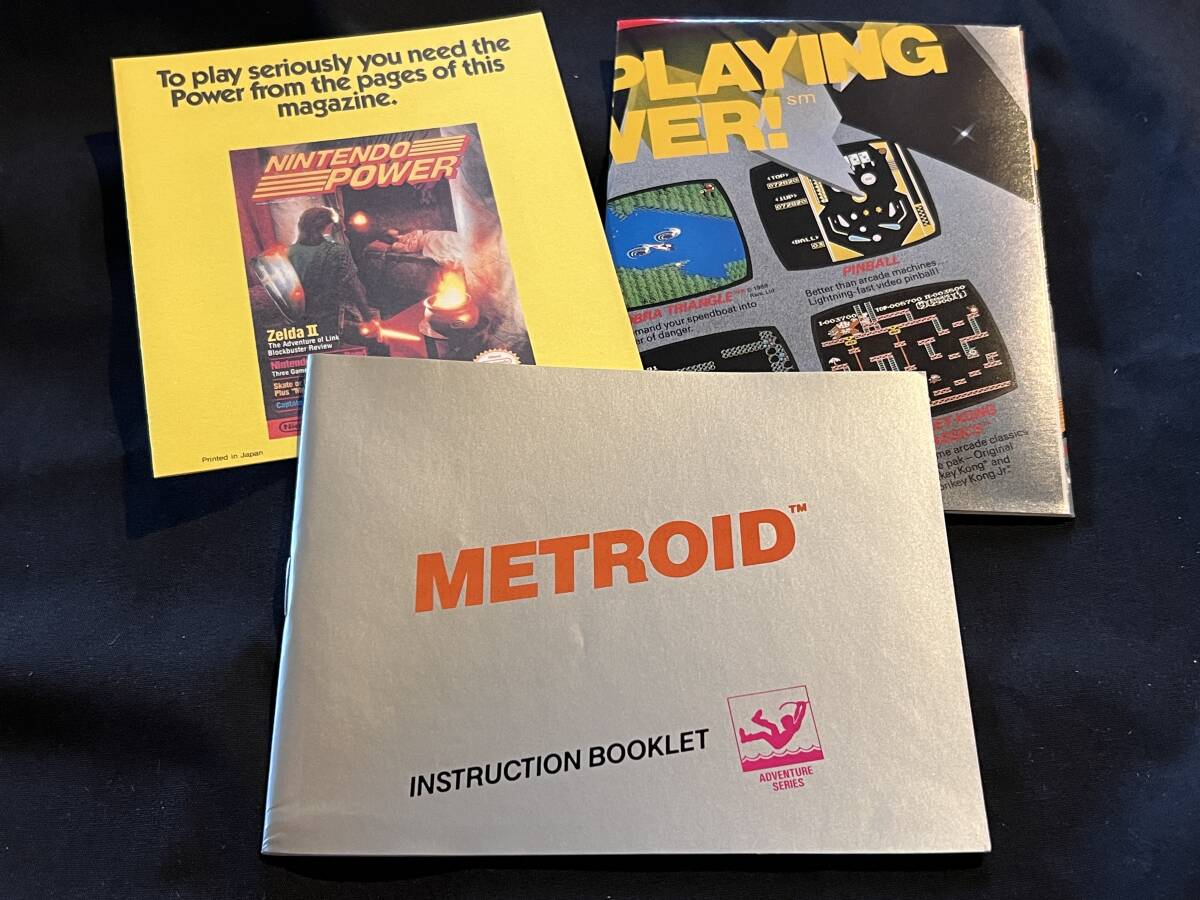 箱・説明書付 Famicom 海外版 NESソフト】北米版「METROID メトロイド