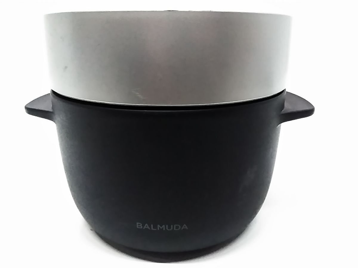 ★動作品 BALMUDA バルミューダ The Gohan 電気炊飯器 K03A-BK ブラック 0630-321E○@100★_3