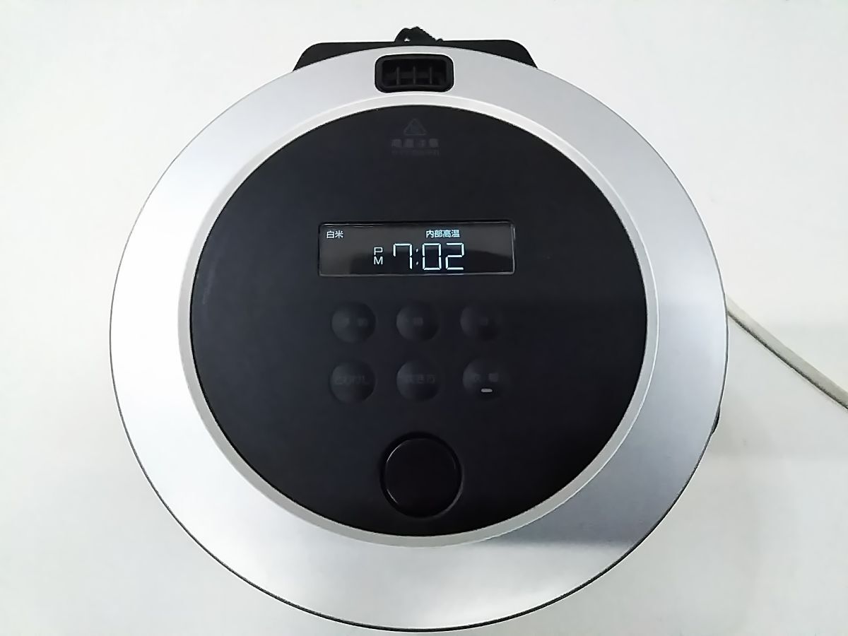 ★動作品 BALMUDA バルミューダ The Gohan 電気炊飯器 K03A-BK ブラック 0630-321E○@100★_4