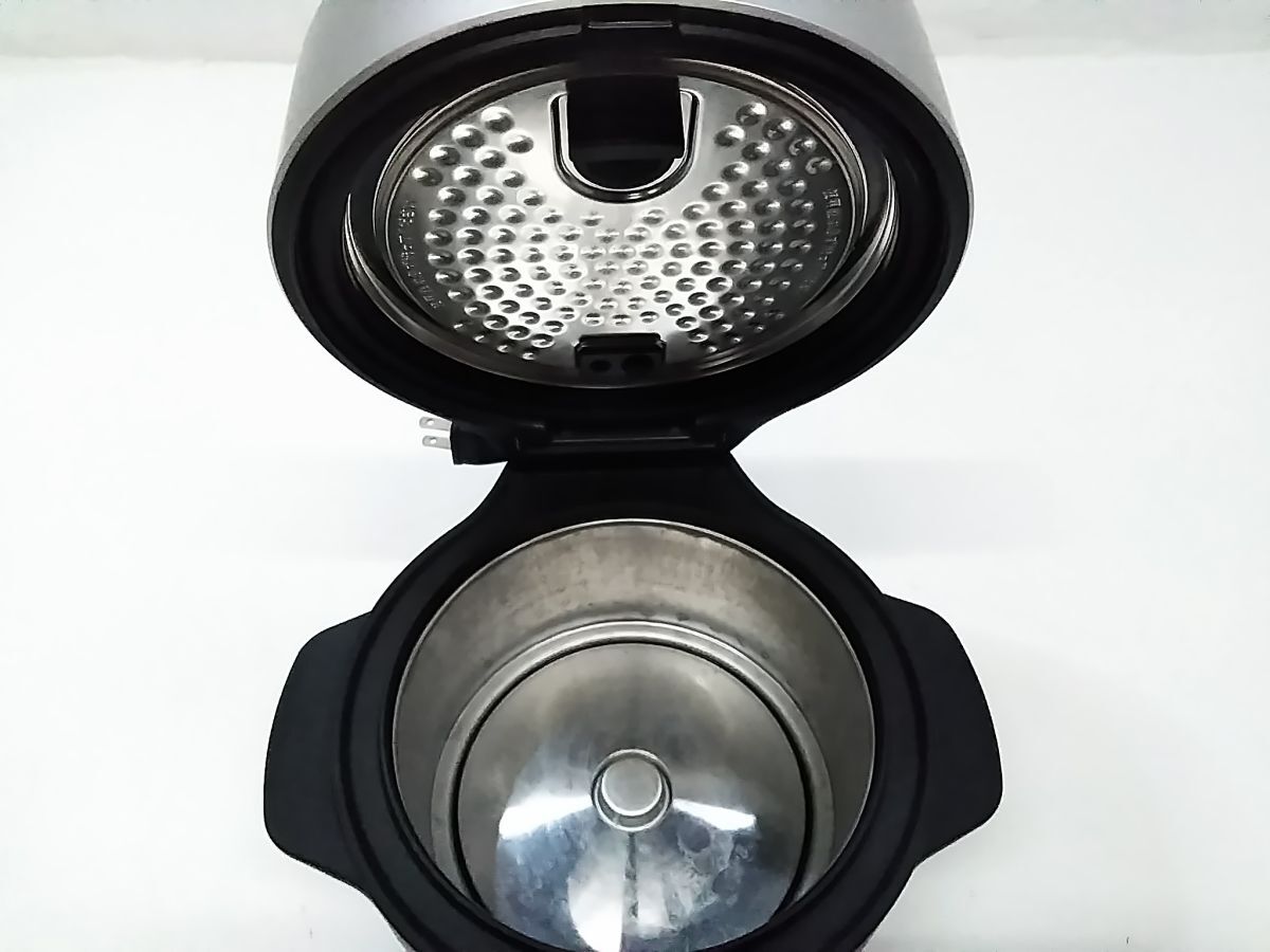 ★動作品 BALMUDA バルミューダ The Gohan 電気炊飯器 K03A-BK ブラック 0630-321E○@100★_6