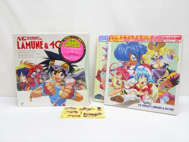 ◇◇LD レーザーディスク NG騎士ラムネ&40 VS騎士ラムネ&40炎 LD-BOX 3