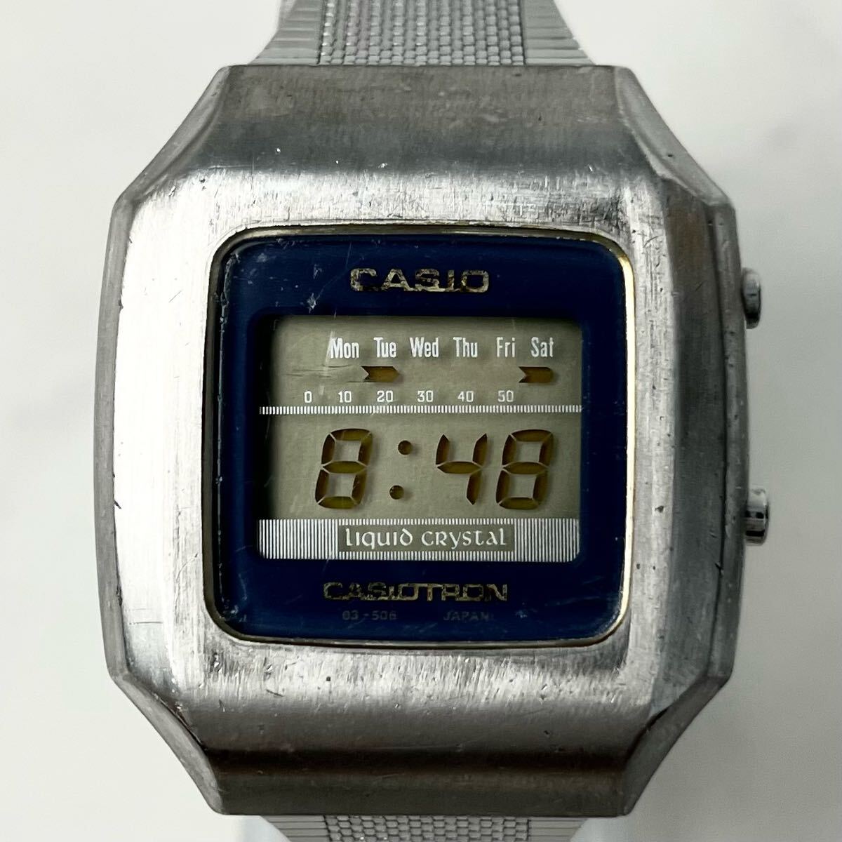 希少な逸品】 実働 CASIO CASIOTRON 03-502 カシオ カシオトロン
