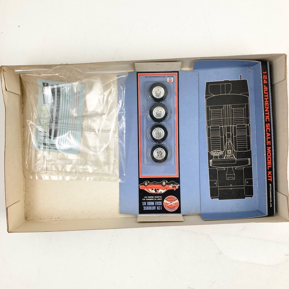 昭和レトロNITTO 1/24 ブルーバードターボ ALPINA タイプ 1円〜 未組立 日東 NITTO 1/24 日産 ニッサン BLUEBIRD ブルーバード