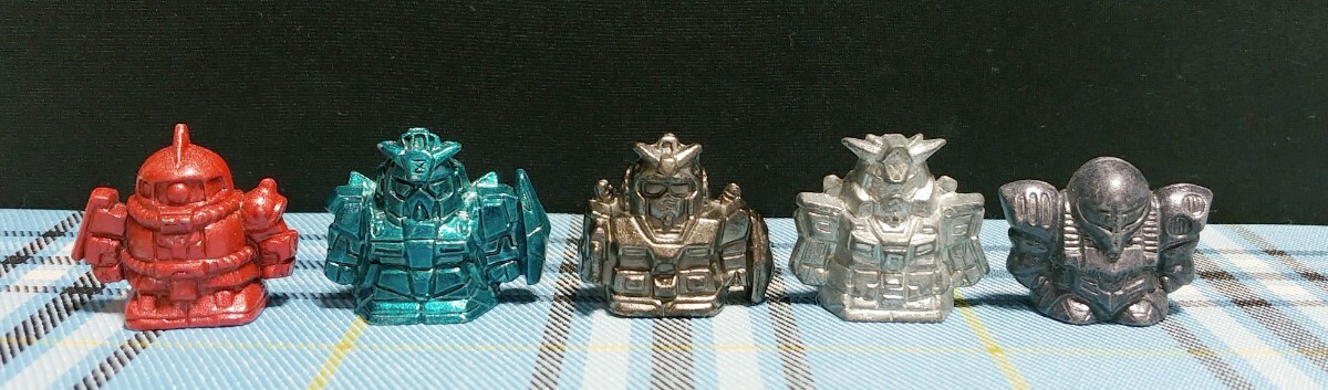 本弾箱無し5体セット 限定版 ダイキャスト ガン消し SDガンダム 消しゴム_1