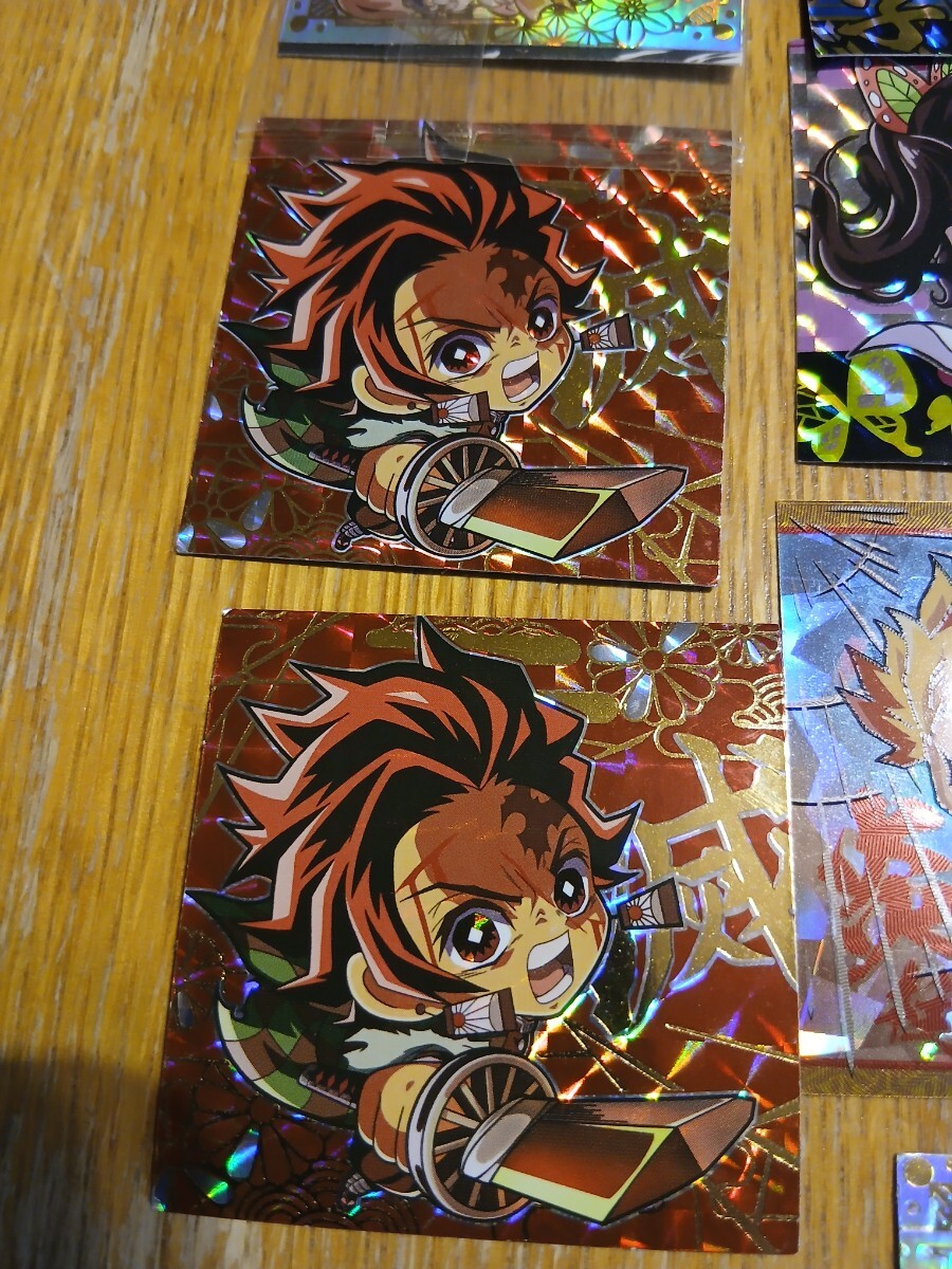 鬼滅の刃 紙類11点セット にふぉるめーしょん ウエハース シールウエハース 胡蝶カナオ 炭治郎　禰豆子　レア シール_6