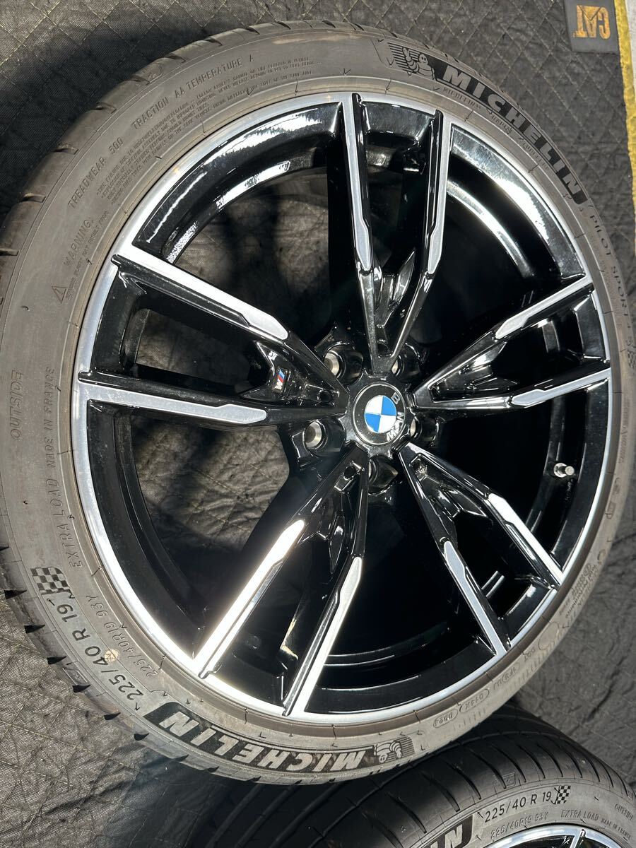  G20 M340i純正 19インチ ホイール タイヤ 4本セット BMW G20 M340i 純正ホイール&タイヤ 4本セット 100キロ使用 ミシュラン