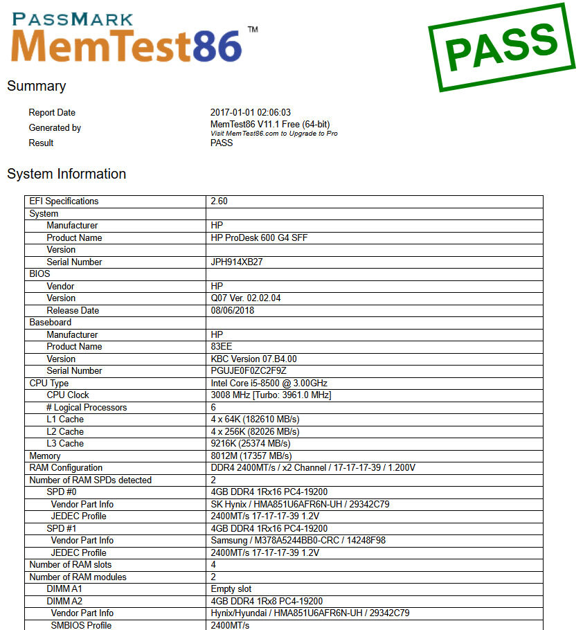 HP ProDesk 600 G4 SFF Core i5/8GB/256GB/DVD/Windows11_8