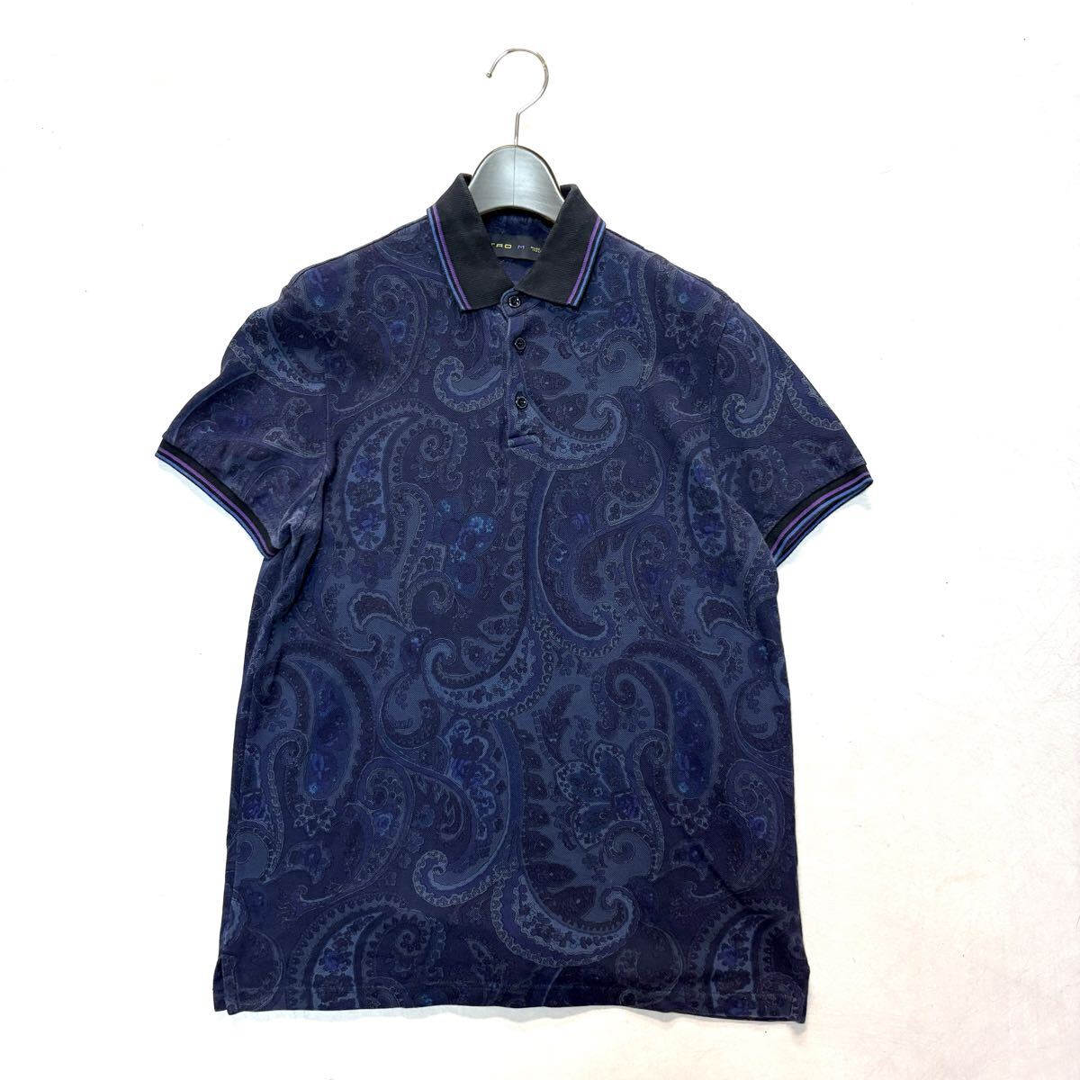 1 □ イタリア製 '高級感溢れる' ETRO エトロ 半袖 COTTON100