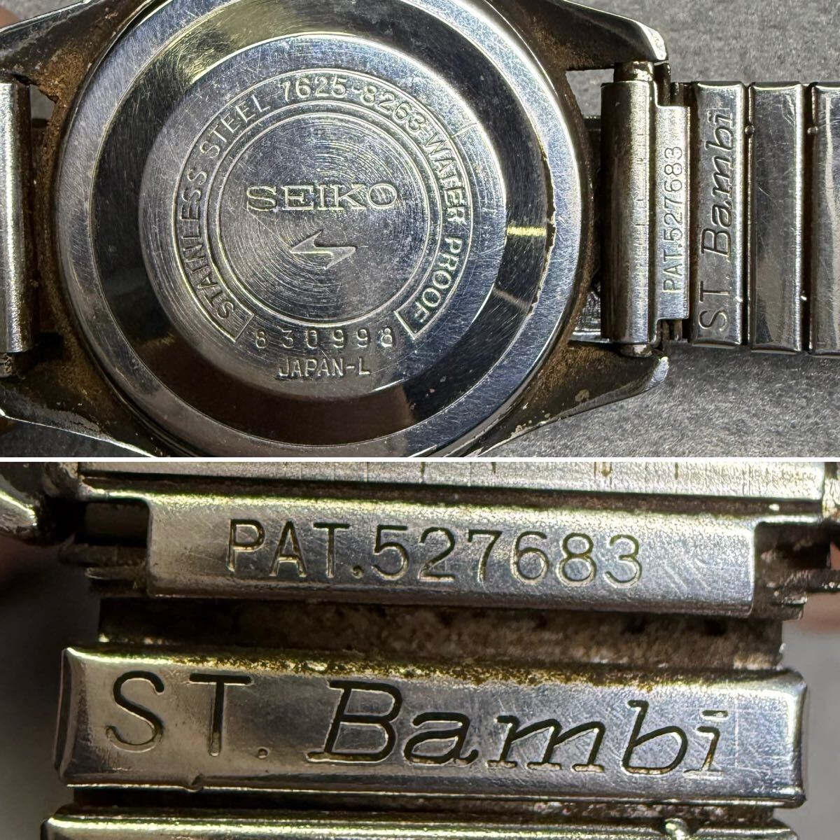 SEIKO sportsmatic calendar 820 アンティーク 昭和レトロ 腕時計 男性用 メンズ コレクション ジャンク品 レトロ時計_2