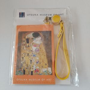 大塚国際美術館 リール付き パスケース クリムト 接吻 未開封品