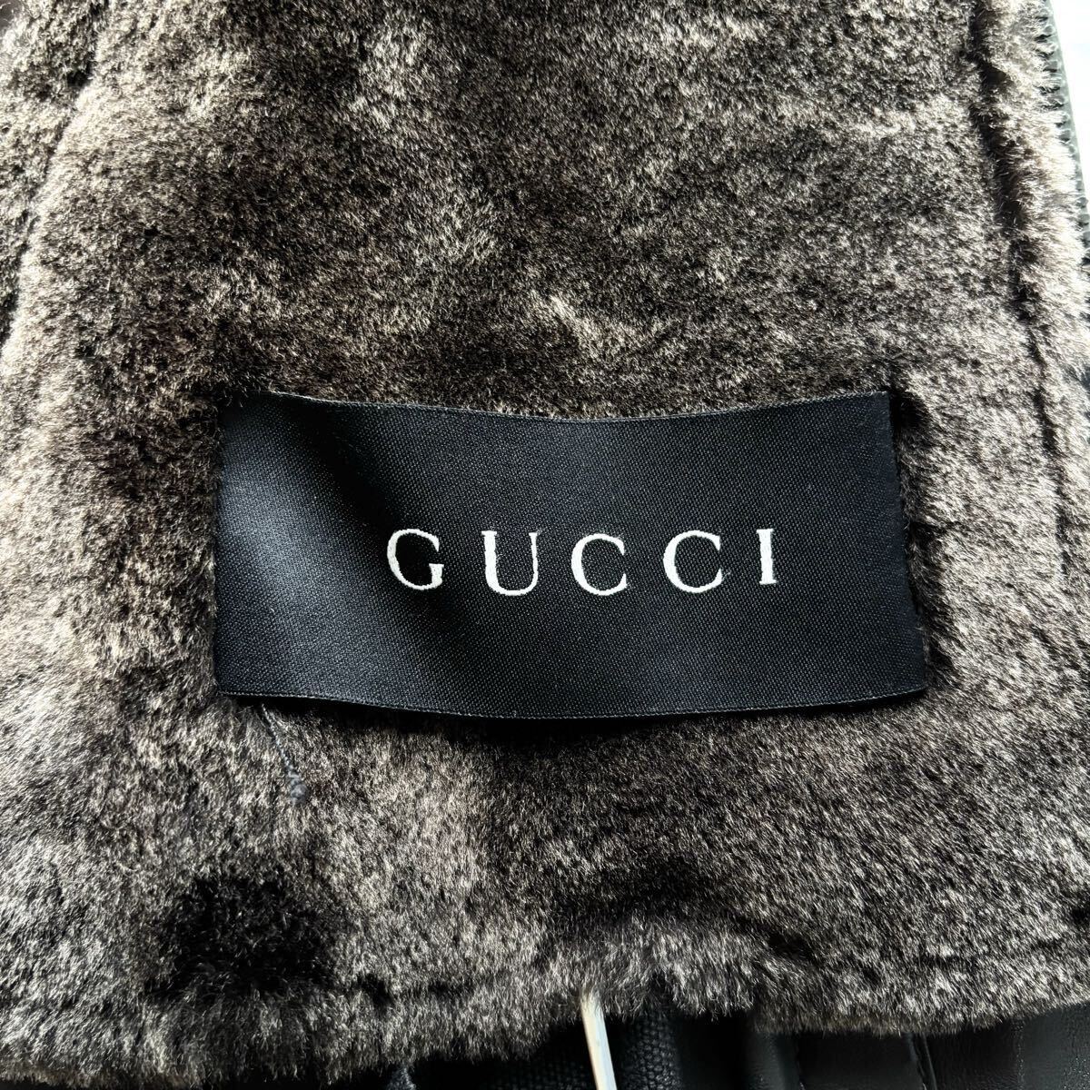 最高傑作トムフォード期!!!美品○GUCCI グッチ アナグマファー リアル 