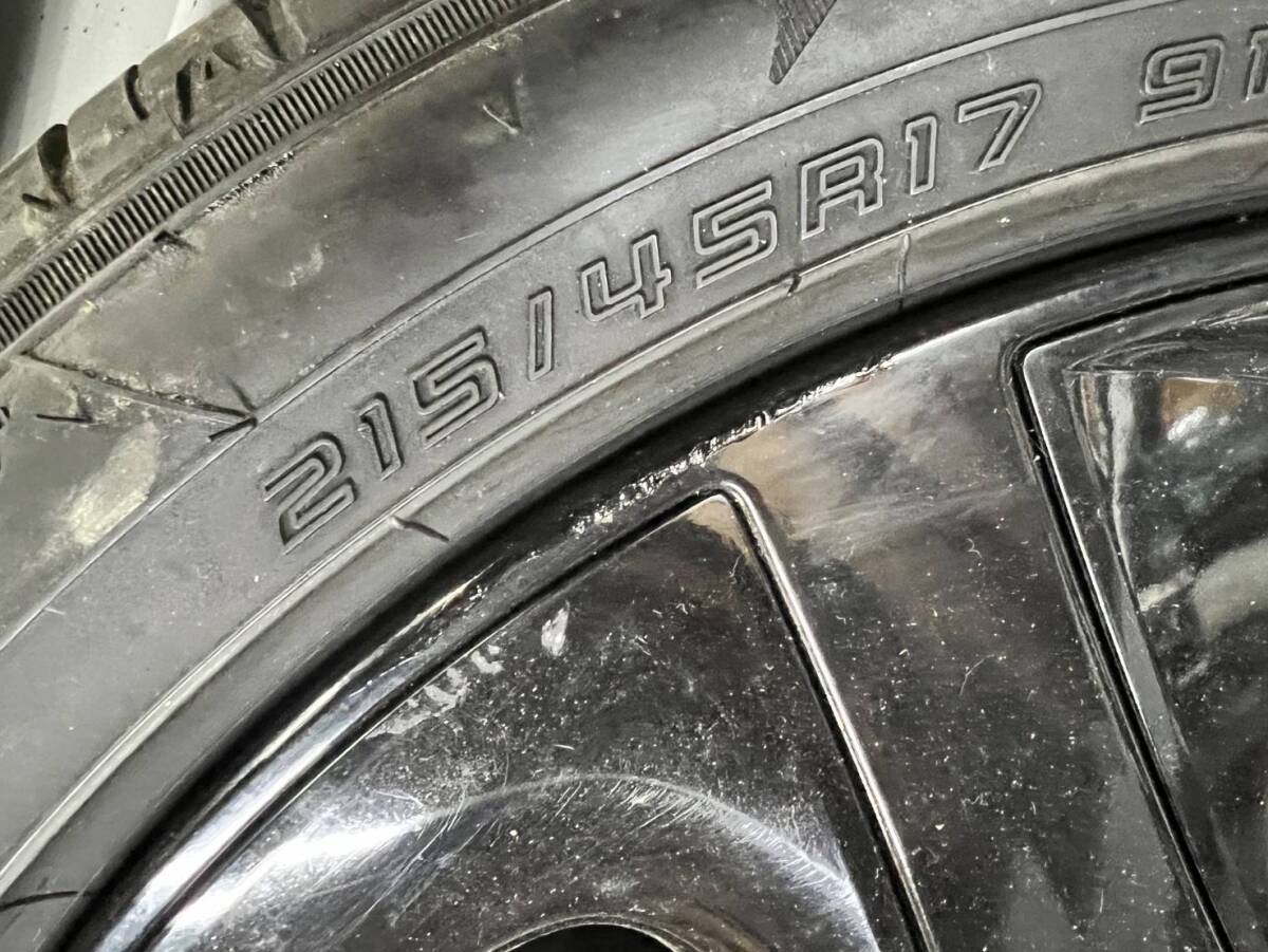 プリウス　50 ブラックエディション　純正　17インチ 225/45r17 トヨタ プリウス 50系 ブラックエディション ツーリング 純正 17インチ