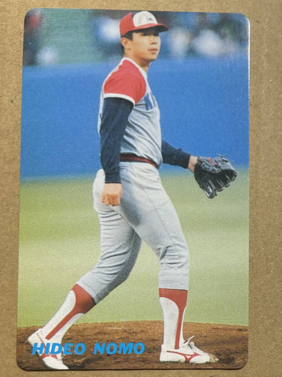 カルビー 1991 プロ野球チップス カード 野茂英雄 連続投球フォーム