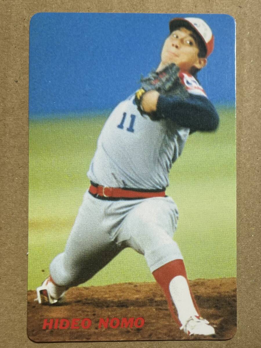 カルビー 1991 プロ野球チップス カード 野茂英雄 連続投球フォーム