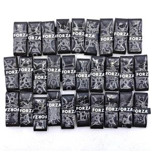 【中古・未使用品】[29本入セット] バドミントン オーバー グリップテープ A-GRIP ブラッ