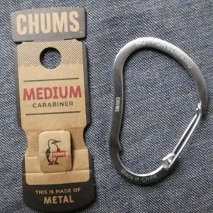 チャムス メタル カラビナ M CH61-0122 シルバー 未使用