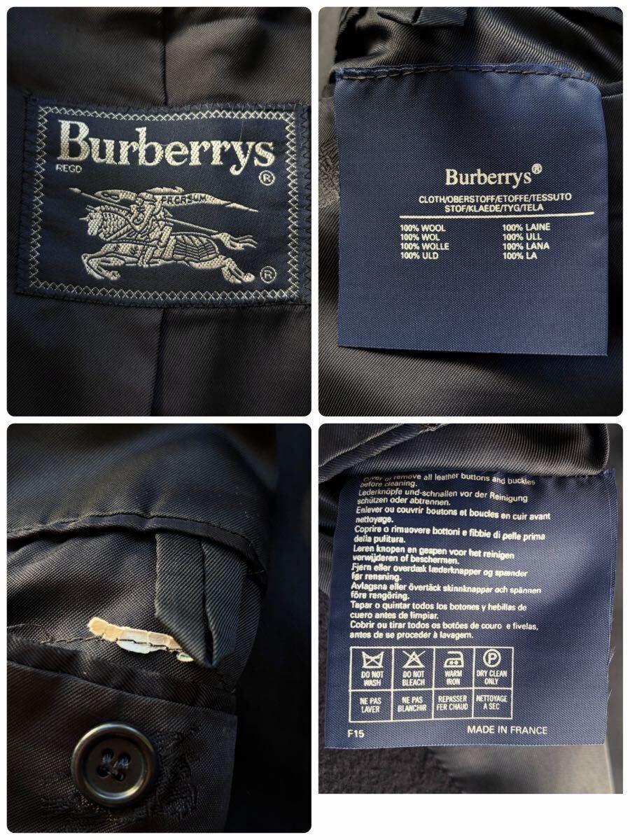 幻の逸品 貴重なフランス製】BURBERRYS バーバリーズ メルトン