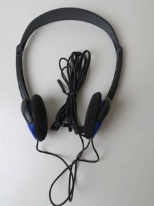 ◆Panasonic パナソニック ステレオヘッドフォン RP-HT40-A ブルー ポータブル用 折りた