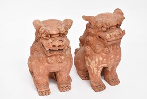 2026年最新Yahoo!オークション 【懐】巻缸 明時代 青華六方麒麟狛犬図