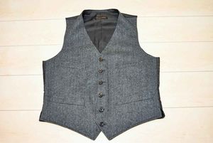 Kent ケント(株）ケント トラディション ウール100% ソフトツイード ベスト ジレ M 冬 (K