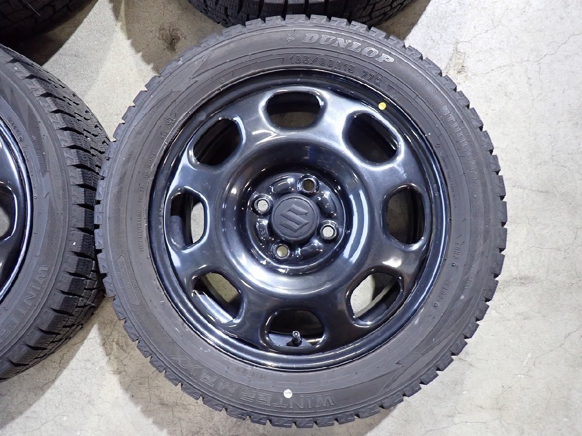 EF170【送料無料165/60R15】スズキ純正スチール ハスラー純正 ソリオに 