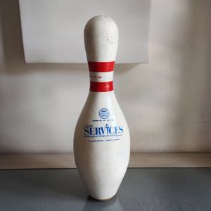 【送料無料】米軍基地内ボウリング場使用 アメリカ製 ボウリングピン ヴィンテージ アン
