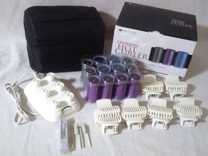 ★美品★CREATE ION クレイツイオン ホットカーラー CIH-W06 海外兼用 φ25/30/35mm 全12