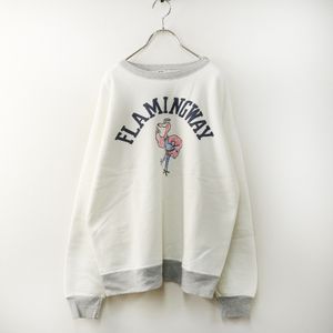 未使用 フォーティファイブアール 45R 裏毛の908オーシャンスウェット 2｜オフホワイト