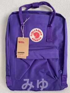 新品 カンケンリュックサック バッグ フェールラーベン 大容量16L 濃い紫