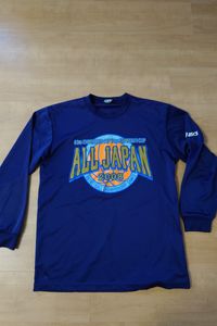 アシックス　ASICS　Ｔシャツ　L　バスケットボール　長袖　紺色 ロングスリーブ