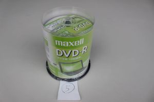 ⑤　マクセル Maxell　データ用DVD-R DR47PWE.100SP 未開封 外装痛み品