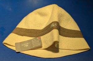 【未使用品★タグ付き】ラコステ★バケットハット★57.5cm★オフホワイト色★毛100%★LAC