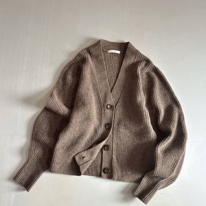 ⑤ 極美品 ジャーナルスタンダード スリーブコンシャスアゼVネックカーディガン
