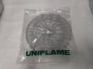 【09】ユニフレーム フォールディングバスケット キャンプ レア廃番 未使用品